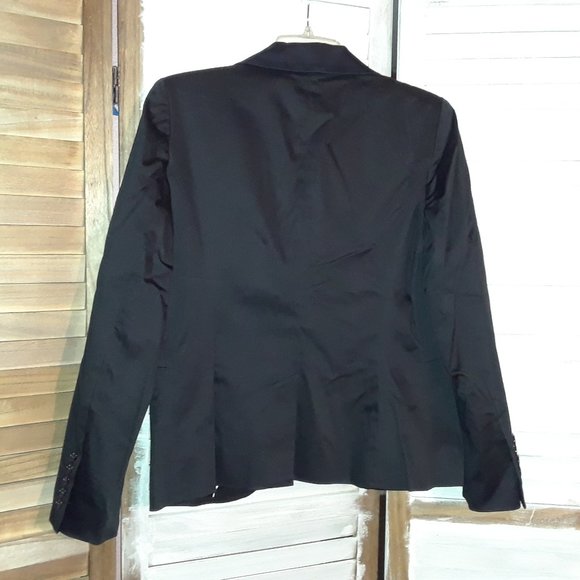 WORTHINGTON-Size 6-Stretch Blazer-Suit Jacket-Black-Comfortable - Picture 2 of 8